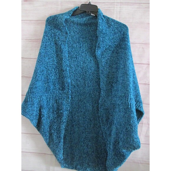 NYC Underground Batwing Cardigan Sweater One Size Fits Most Small to Large Blue - Picture 1 of 3
